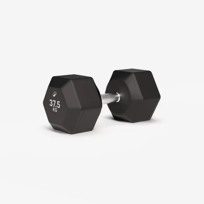 DOMYOS Šesťhranná činka Hex Dumbbell 37,5 kg pro bez
