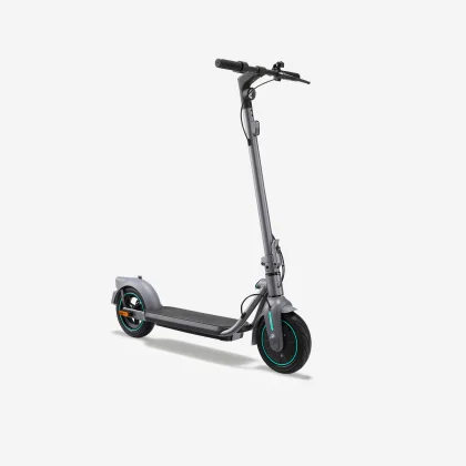 OXELO Elektrická kolobežka SD500E sivo-zelená bez