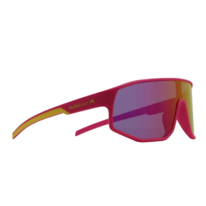 Sluneční brýle RED BULL SPECT DASH-009, neon pink, smoke with pink-yellow mirror, CAT 3