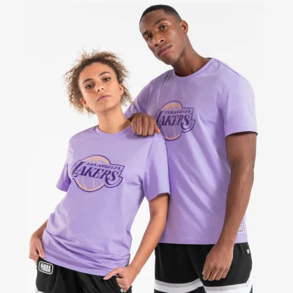 TARMAK Basketbalové tričko TS 900 NBA Lakers muži/ženy fialové M