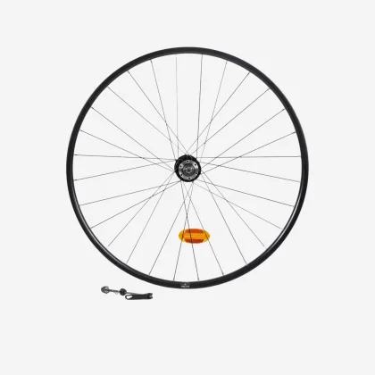 RIVERSIDE Predné koleso na 28" trekingový bicykel 2-stenný ráfik spevnené QR čierne bez