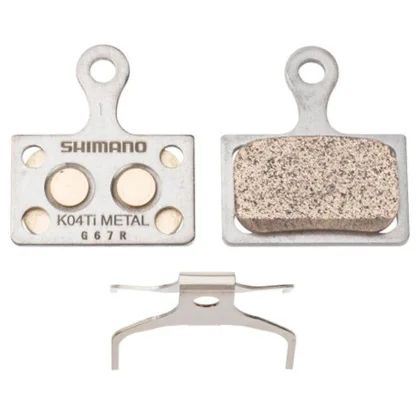 SHIMANO Destičky brzdové SH K04Ti kovové, s pružinou