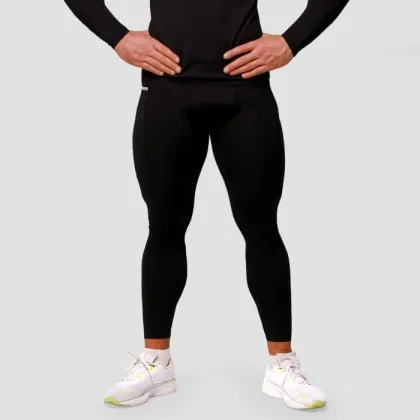 GymBeam Kompresní legíny Mid Black