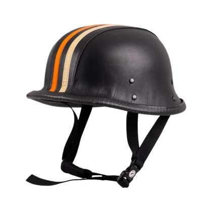 Sodager Stripes čierna s oranžovým a béžovým pruhom - XXL (63-64)
