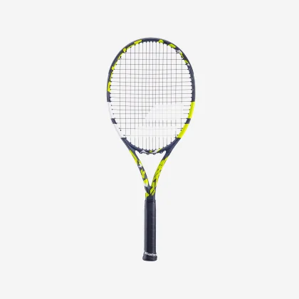 BABOLAT Tenisová raketa pre dospelých začiatočníkov Aero 2024 sivo-žltá GRIP 1