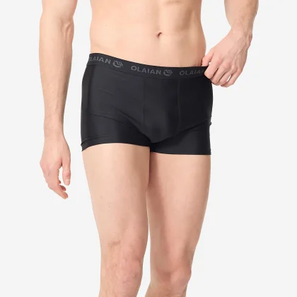 DECATHLON Boxerky pod šortky 500 čierne M