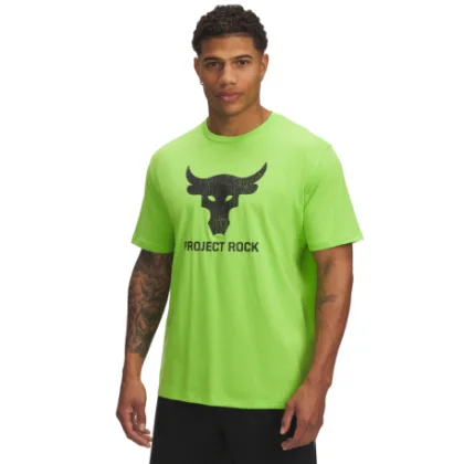 Pánské tričko s krátkým rukávem UNDER ARMOUR PROJECT ROCK UA Brahma Bull SS-GRN