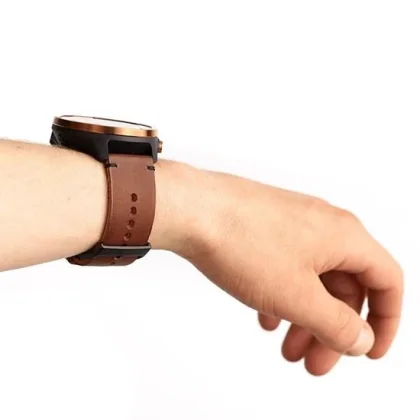 Suunto Suunto 20mm Urban 2 Leather Strap Brown Black