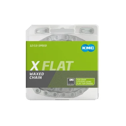Kmc X-flat Stříbrný Waxed BOX řetěz