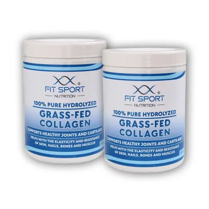 FitSport Nutrition 2x 100% Pure Hydrolyzed Grass-Fed Collagen 400g - Hydrolyzovaný Kolagen