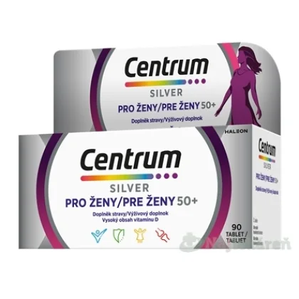 Centrum Silver multivitamín pre ženy nad 50 rokov 90 tabliet