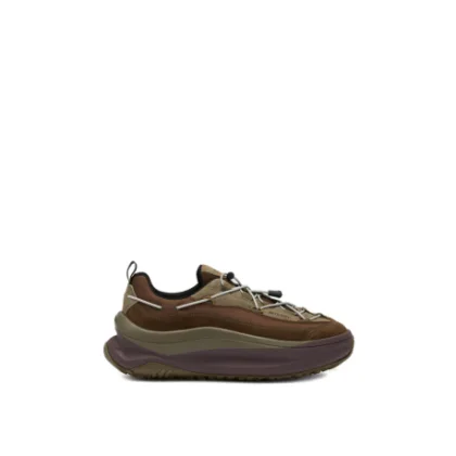 Vychádzková obuv MOON BOOT MB MOON247 XLACE, HM04 CARGO GREEN BERRY BROWN