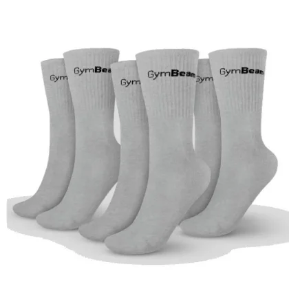 GymBeam Ponožky 3/4 Socks 3Pack Grey