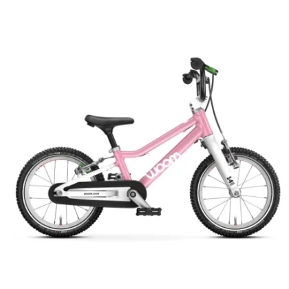 Dievčenský mestský bicykel WOOM GO 2, hot pink