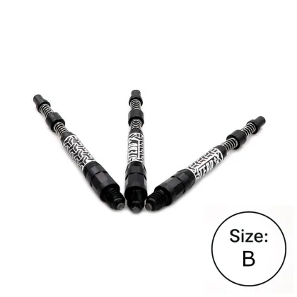 Násadky na šípky Cuesoul TERO+ AK7P čierne, dĺžka 40mm (B)