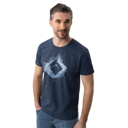 Férfi rövid ujjú póló VOLCANO T-NEX-DENIM