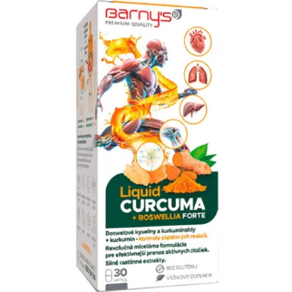 BARNY´S Liquid curcuma a boswellia forte 30 ks