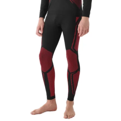 Pánské termo kalhoty 4F SEAMLESS UNDERWEAR-WAW24USEAM166-62S-RED