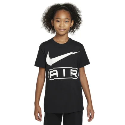 Chlapčenské tričko s krátkym rukávom NIKE G NSW TEE BOY AIR-010 BLACK