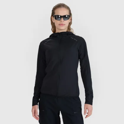Dámská tréninková mikina se zipem 4F SWEATSHIRT FNK F486-20S-DEEP BLACK