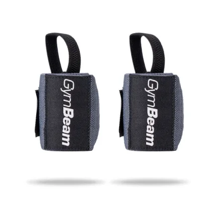 GymBeam Bandáže na zápästia FIRM dark grey