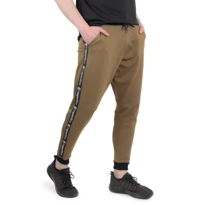 Pánske tepláky inSPORTline Comfyday Man Dĺžka štandardná, Farba khaki,