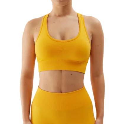 Dámská sportovní tréninková podprsenka 4F SPORT BRA-WSS24USBAF116-70S-ORANGE