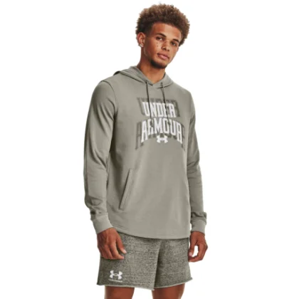 Pánska mikina s kapucňou UNDER ARMOUR UA Rival Terry Graphic HD-GRN