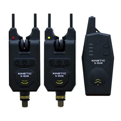 Sada 2 signalizátorov KINETIC X-Run Bite Alarm Set s príposluchom