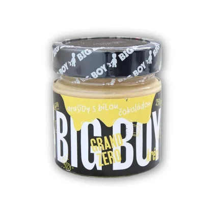 BigBoy Grand zero s bílou čokoládou 250g + preclíky