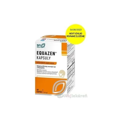 EQUAZEN omega-3 a omega-6 180 kapsúl