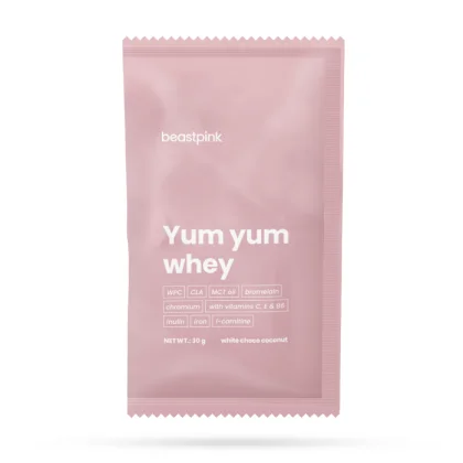 BeastPink Yum Yum Whey biela čokoláda kokos