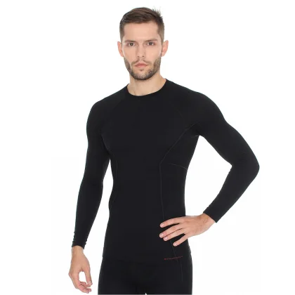 Brubeck Active Wool s dlhým rukávom Navy Blue - XXL