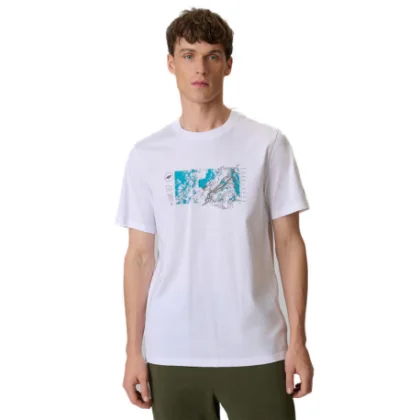 Férfi rövid ujjú póló 4F TSHIRT M2823-10S-WHITE