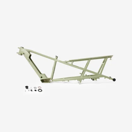 ELOPS Rám bicykla Longtail svetlozelený bez
