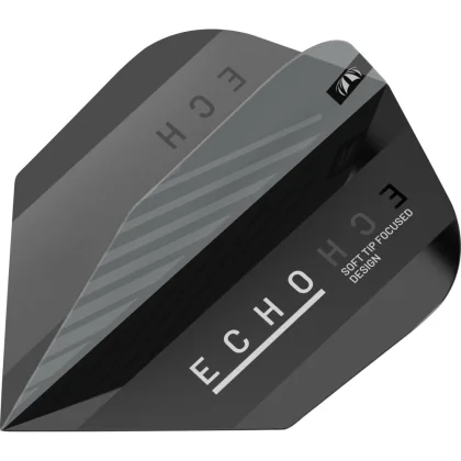 Letky na šípky Target ECHO PRO ULTRA No6, sivé, čierne