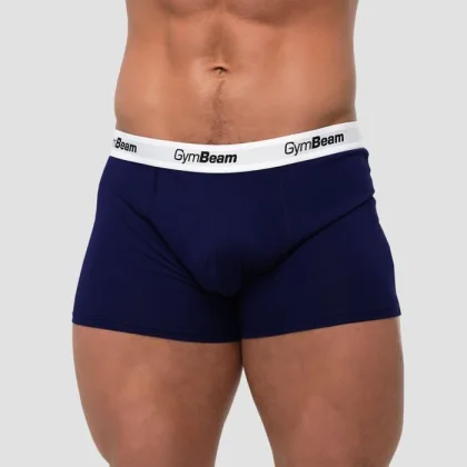 GymBeam Pánske boxerky Essentials 3Pack Navy MM