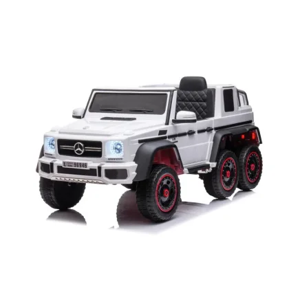 ELJET Dětské elektrické auto Mercedes G63 - 6 kol bílá/white