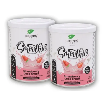 Natures Finest 2x Smoothie strawberry coco crush 200g