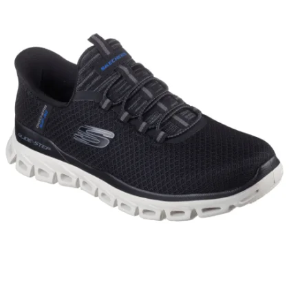 Pánska rekreačná obuv SKECHERS Glide Step Noxus Slip-Ins M black white