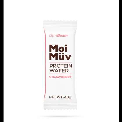GymBeam MoiMüv Protein Wafer jahoda
