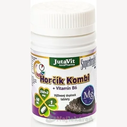 Juvita Horčík + Vitamín B6 50 tabliet