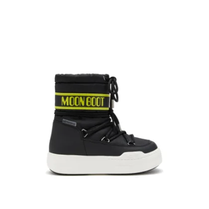 Juniorské vysoké zimní boty MOON BOOT MB JR PARK BOOT, N001 BLACK