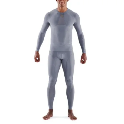 SKINS Kompresné tričko Long Sleeve Series-5 Grey XL