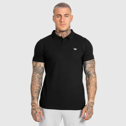 Pánske polo tričko Iron Aesthetics Smart, čierne