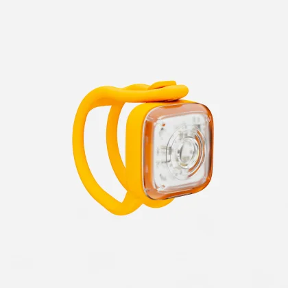 DECATHLON Predné/zadné svetlo SL110 na batérie žlté bez
