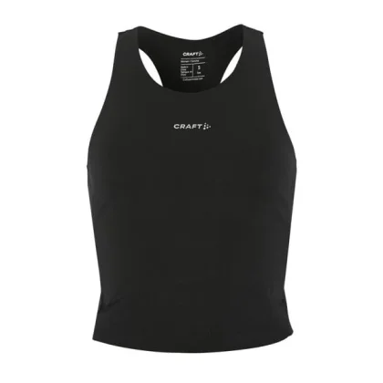 Dámské běžecké tílko CRAFT HYPERVENT CROPPED POCKET SINGLET W