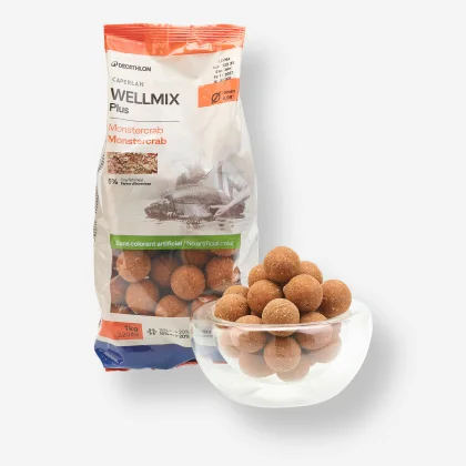 CAPERLAN Boilies na lov kapra Wellmix Plus 25 mm/1 kg Monstercrab bez