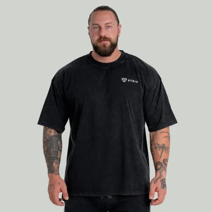 STRIX Oversized Tee Washed Black