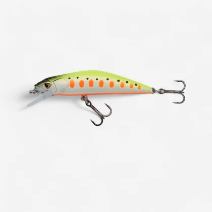 CAPERLAN Wobler Pstruh Minnow WXM MNWFS 70 US žltý fluorescenčný bez